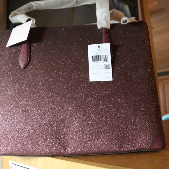 NWT Kate Spade Shimmy Tote in Deep Nova - Picture 3 of 10